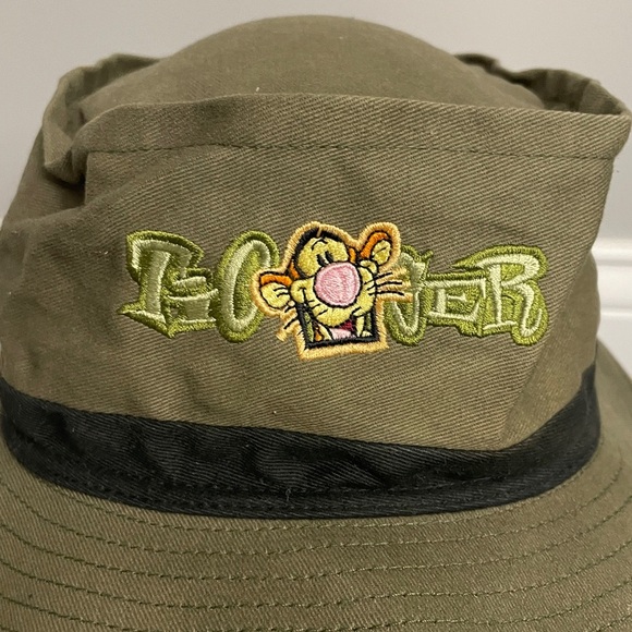 Vintage Tigger Bucket Hat Walt Disney World Green Unisex Mens Womens - Picture 2 of 7